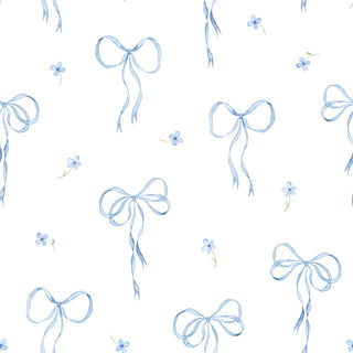 Knit Lennon Dress - Blue Bows