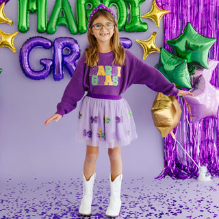 Mardi Gras Gemstone Headband