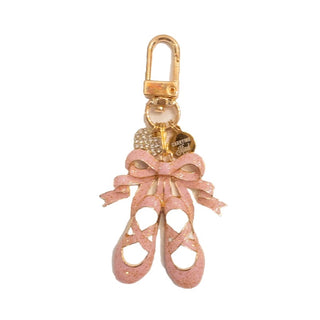 Cate Handbag with Ballet Charm - Light Pink Sparkle
