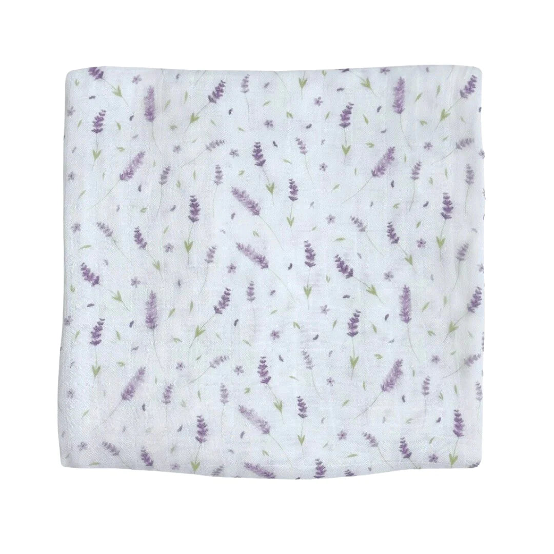 Bamboo Muslin Swaddle Blanket - French Lavender