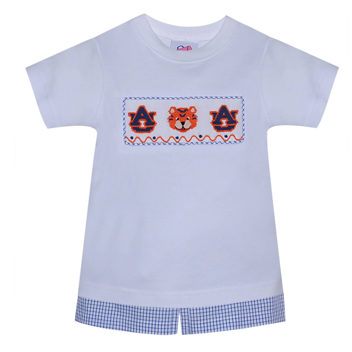 Boy's Smocked Auburn Short Set