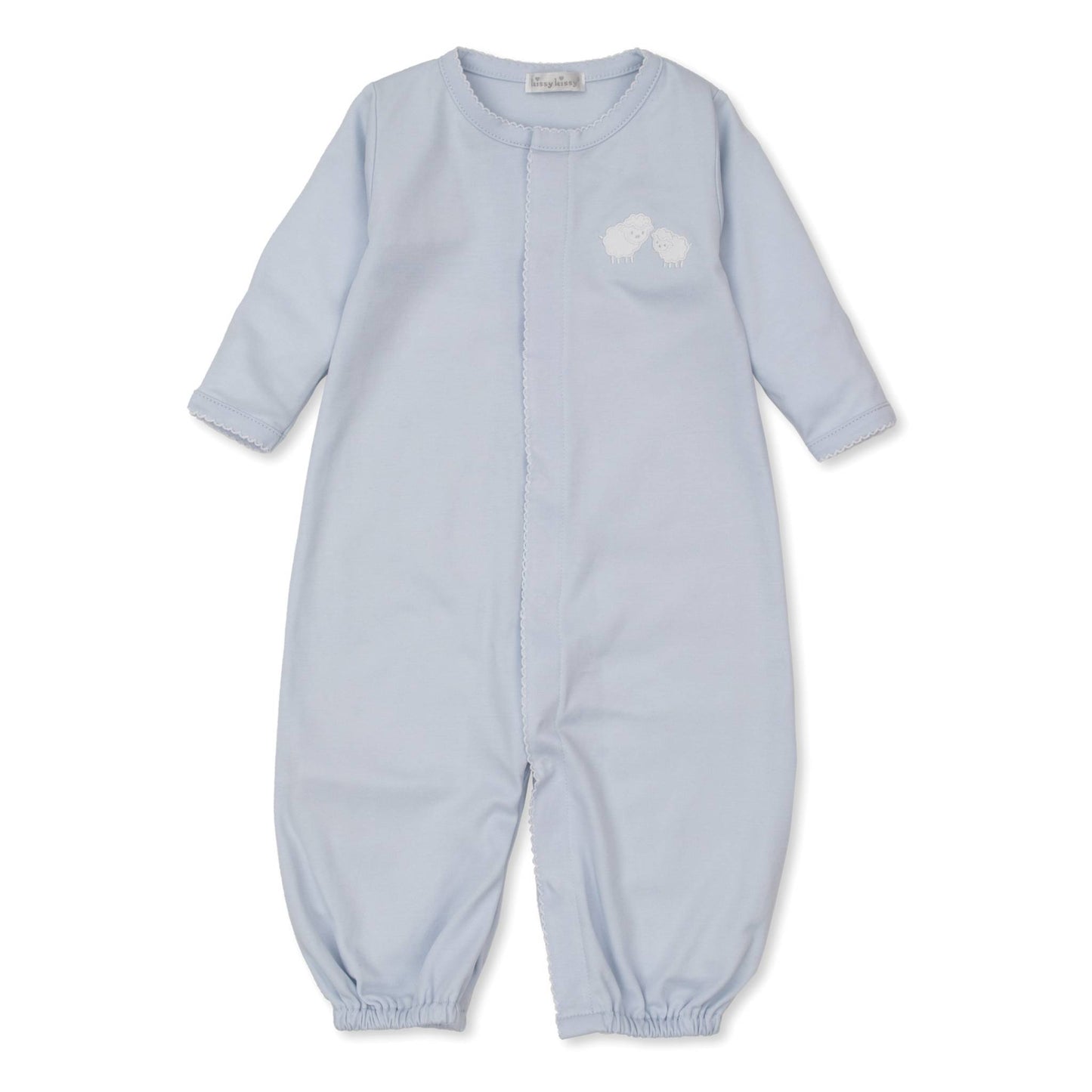 Boys Pique Sweetest Sheep Convertible Gown - FINAL SALE