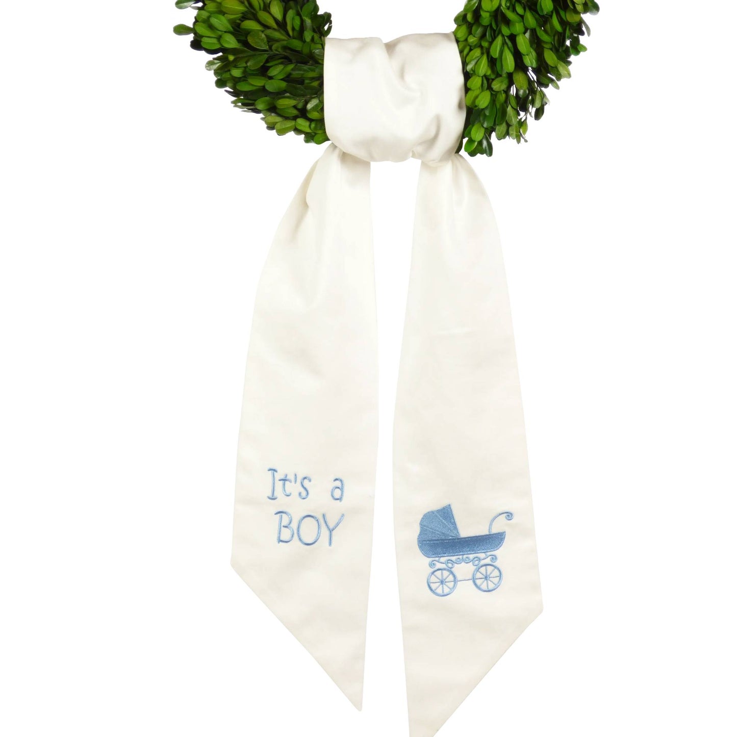 "It's A Boy" Wreath Sash