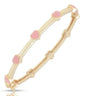 Gold with Pink Hearts