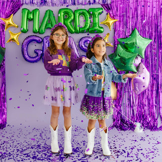 Mardi Gras Gemstone Headband