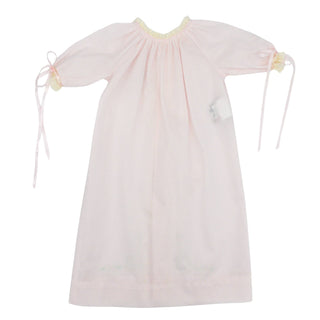Girls Carter Daygown with Flower Hand-embroidery