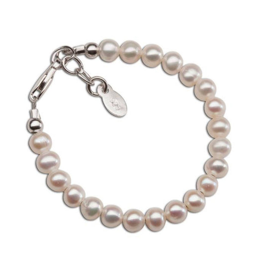 "Catherine" Sterling Silver Freshwater Pearl Bracelet