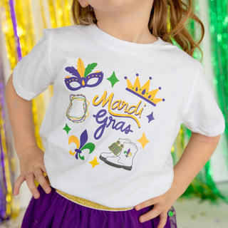Mardi Gras Doodle T-shirt