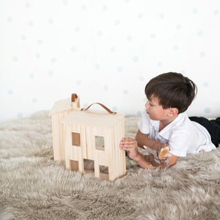 Wooden Folding Doll House