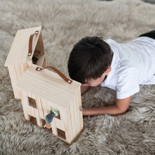 Wooden Folding Doll House