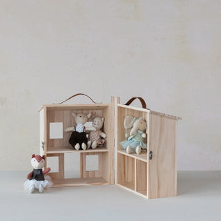 Wooden Folding Doll House