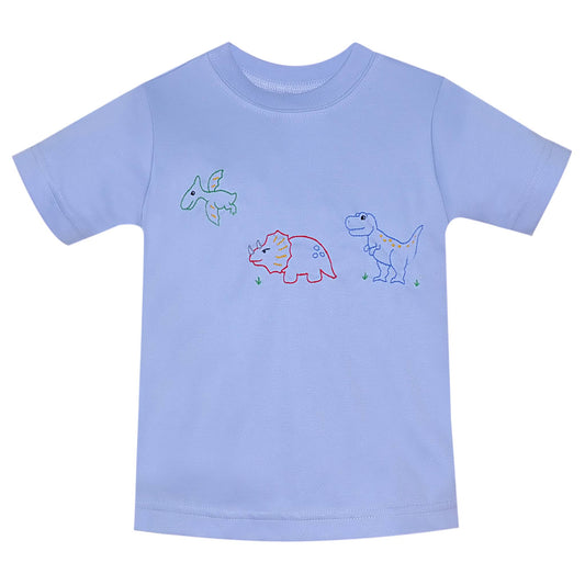 Dinosaur Embroidered T-shirt - FINAL SALE