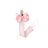 White with Pink