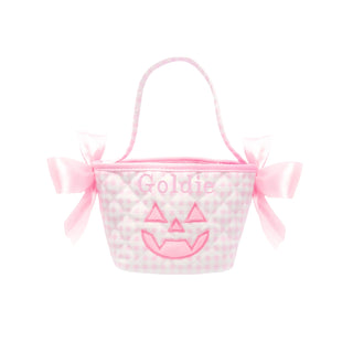 Mini Tote - Pink Jack O'lantern