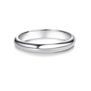 Sterling Silver Baby Ring - 2mm Silver Band