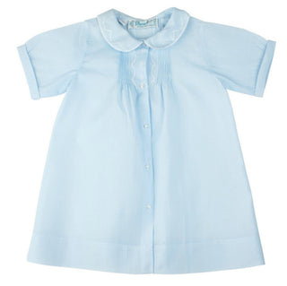 Boys Embroidered Collar Folded Daygown