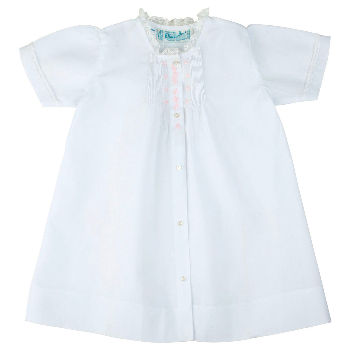 Girls Embroidered Folded Daygown