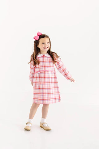 Lindy's Lunch Dress - Broadway Play Plaid