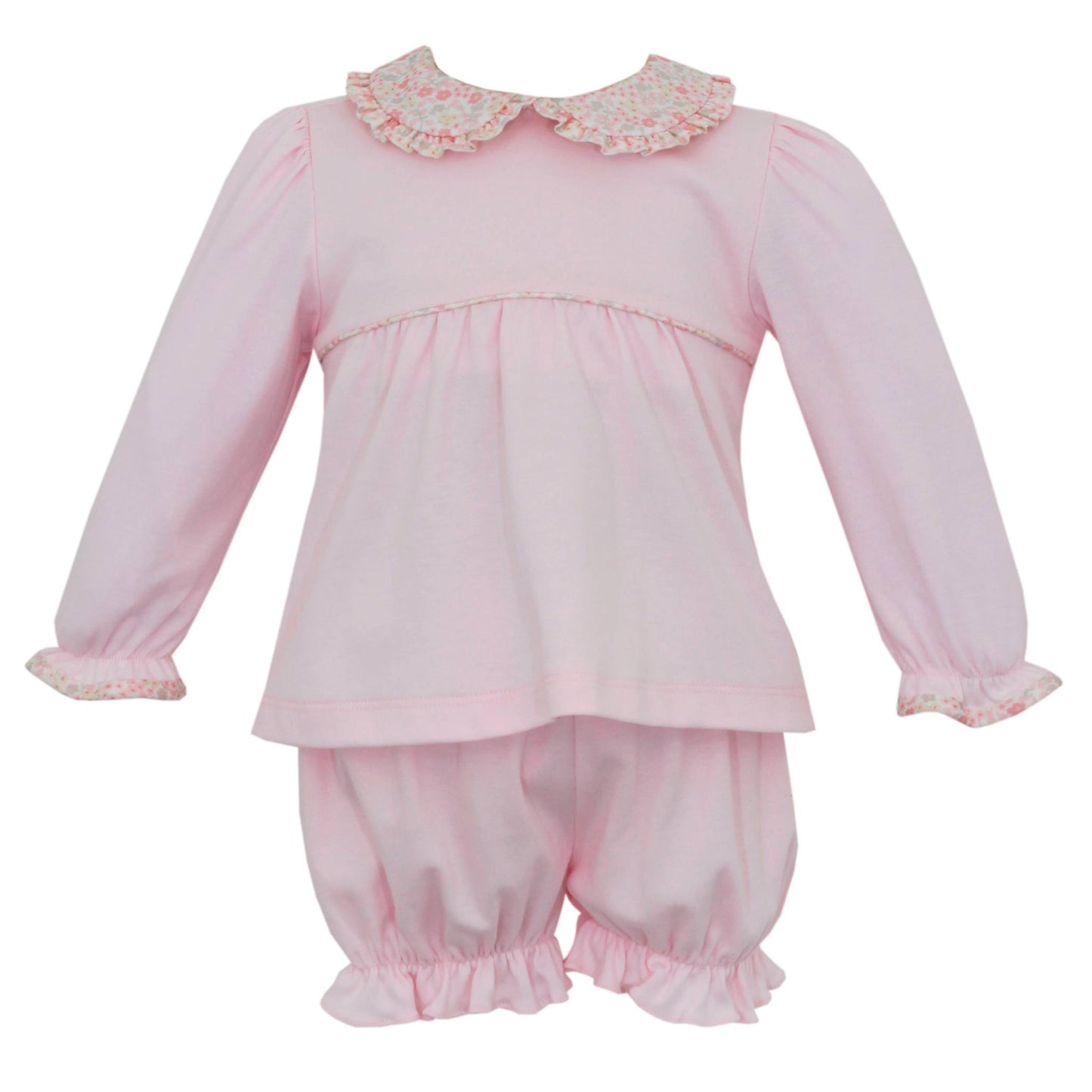 Liberty Floral Pink Knit Bloomer Set Petit Bebe N Tiny Town Inc Liberty Floral Pink Knit Bloomer Set Petit Bebe N Tiny Town Inc