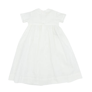 Boys Riley Baptism Gown with Smocked Cross