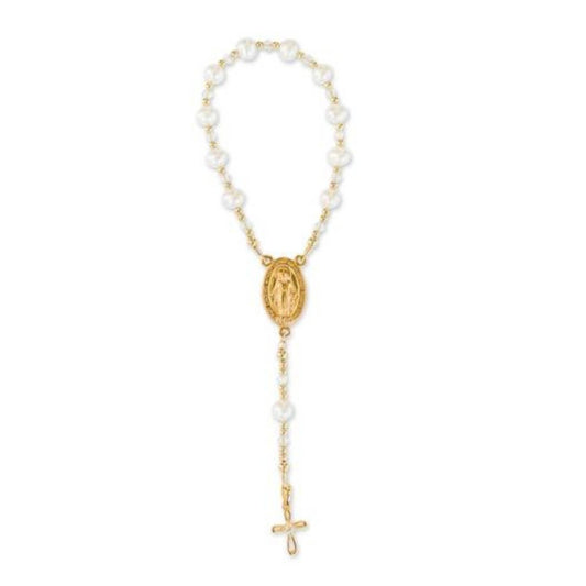 Gold-plated Sterling Silver Baby Rosary