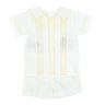 White with Ecru