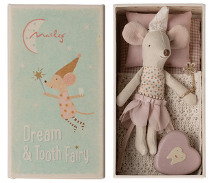 Tooth Fairy Mouse, Little Sister in Matchbox