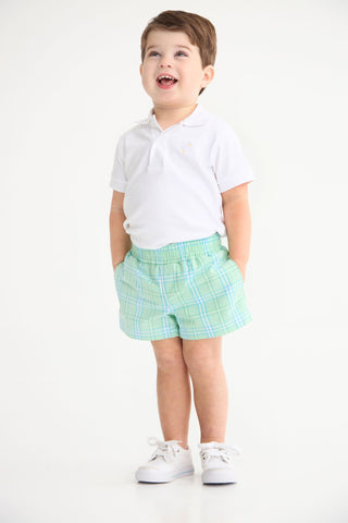 Sheffield Shorts - Pelham Bay Plaid