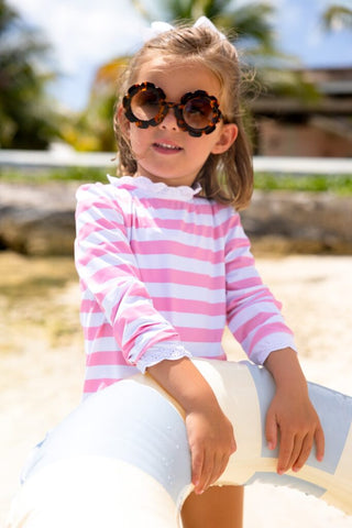 Winnie's Wave Spotter Swim Shirt - Caicos Cabana Stripe