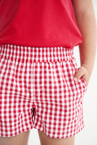 Sheffield Shorts - Richmond Red Gingham