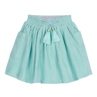 Circle Skirt - Aqua Velvet