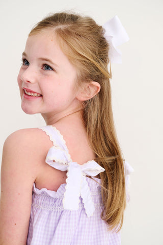 Lainey's Little Dress - Lauderdale Lavender Gingham