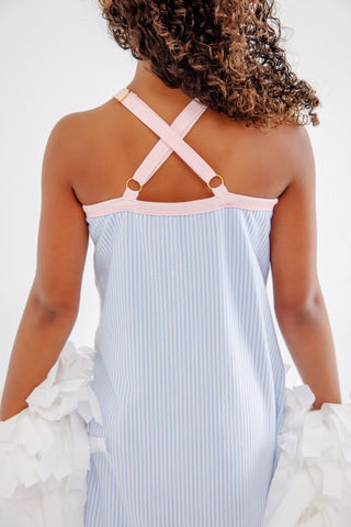 Prepletic Little Miss Tennis Dress - Beale Street Blue