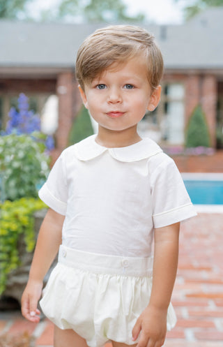 Brody Button-on - Yellow Batiste