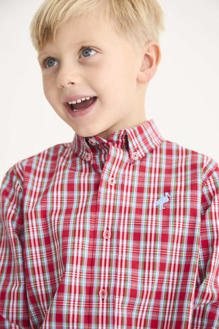 Dean's List Dress Shirt - Woodspoint Plaid