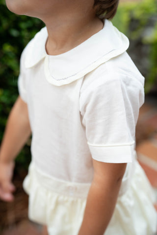 Brody Button-on - Yellow Batiste