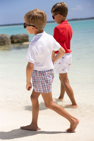 Sheffield Shorts (Seersucker) - Pierce Mill Plaid