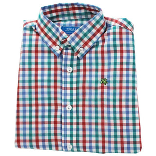 Roscoe Button Down Shirt - Willow Plaid