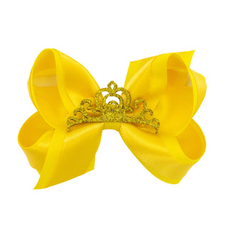 Glitter Crown Bow