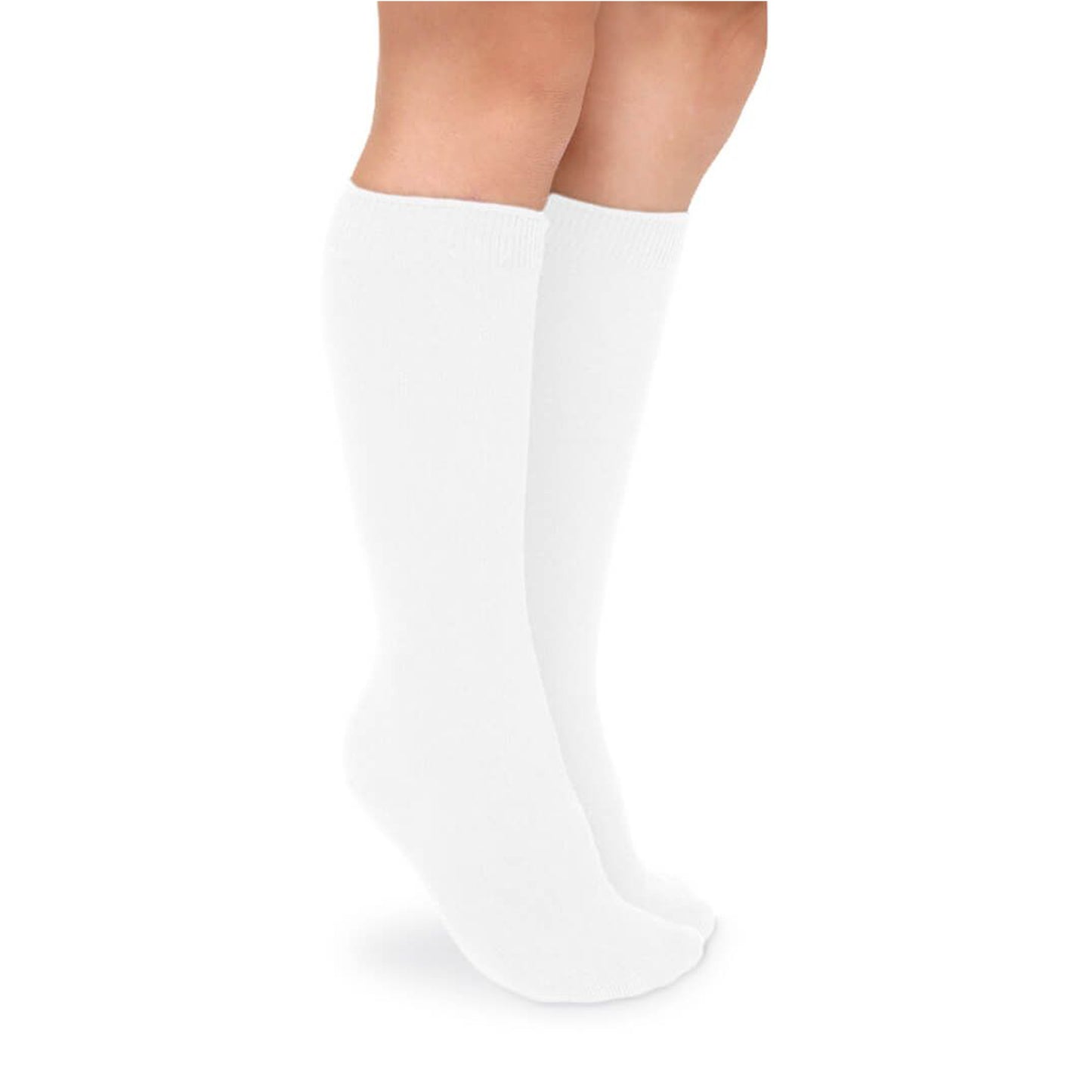 Smooth Toe Cotton Knee High Socks 2 Pair Pack
