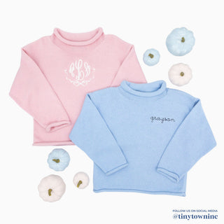 Rollneck Sweater - Light Pink