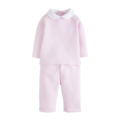 Girls Quilted Pant Set