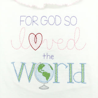 For God So Loved The World Monogram