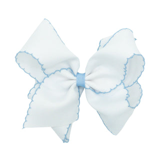 Classic Grosgrain Moonstitch Hair Bow