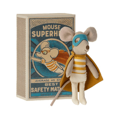 Superhero Little Brother Mouse in Box