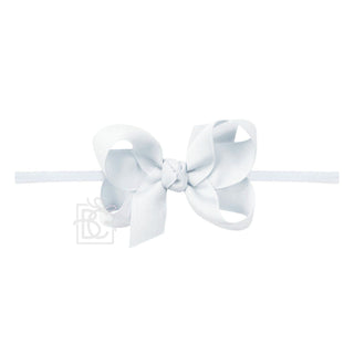 1/4" Nylon Headband with Grosgrain Hair Bow