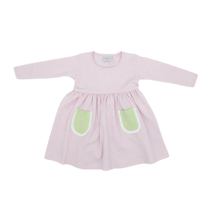 Popover Dress with Round Pockets