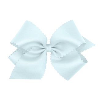 Scallop Edge Hair Bow