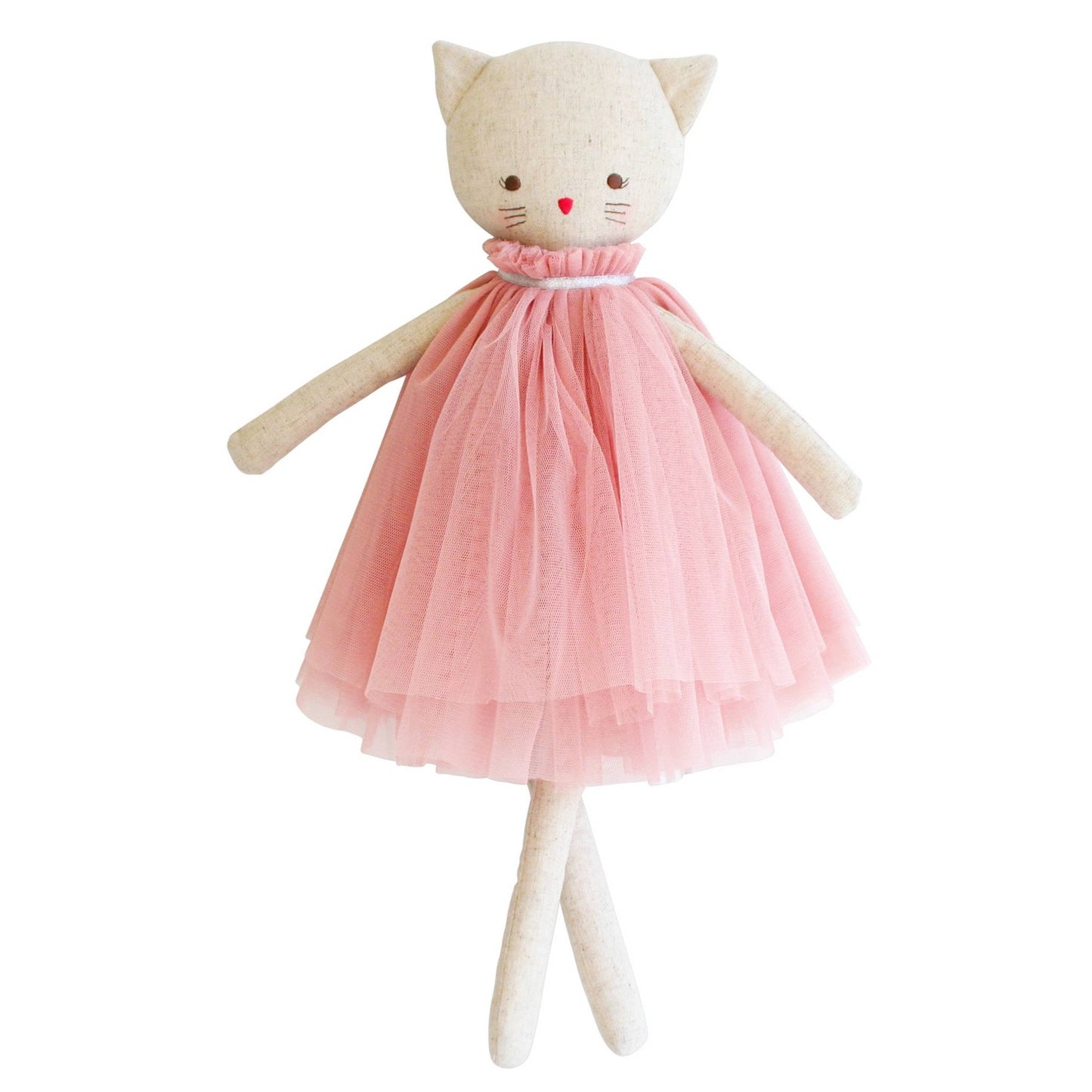 Aurelie Linen Cat Doll