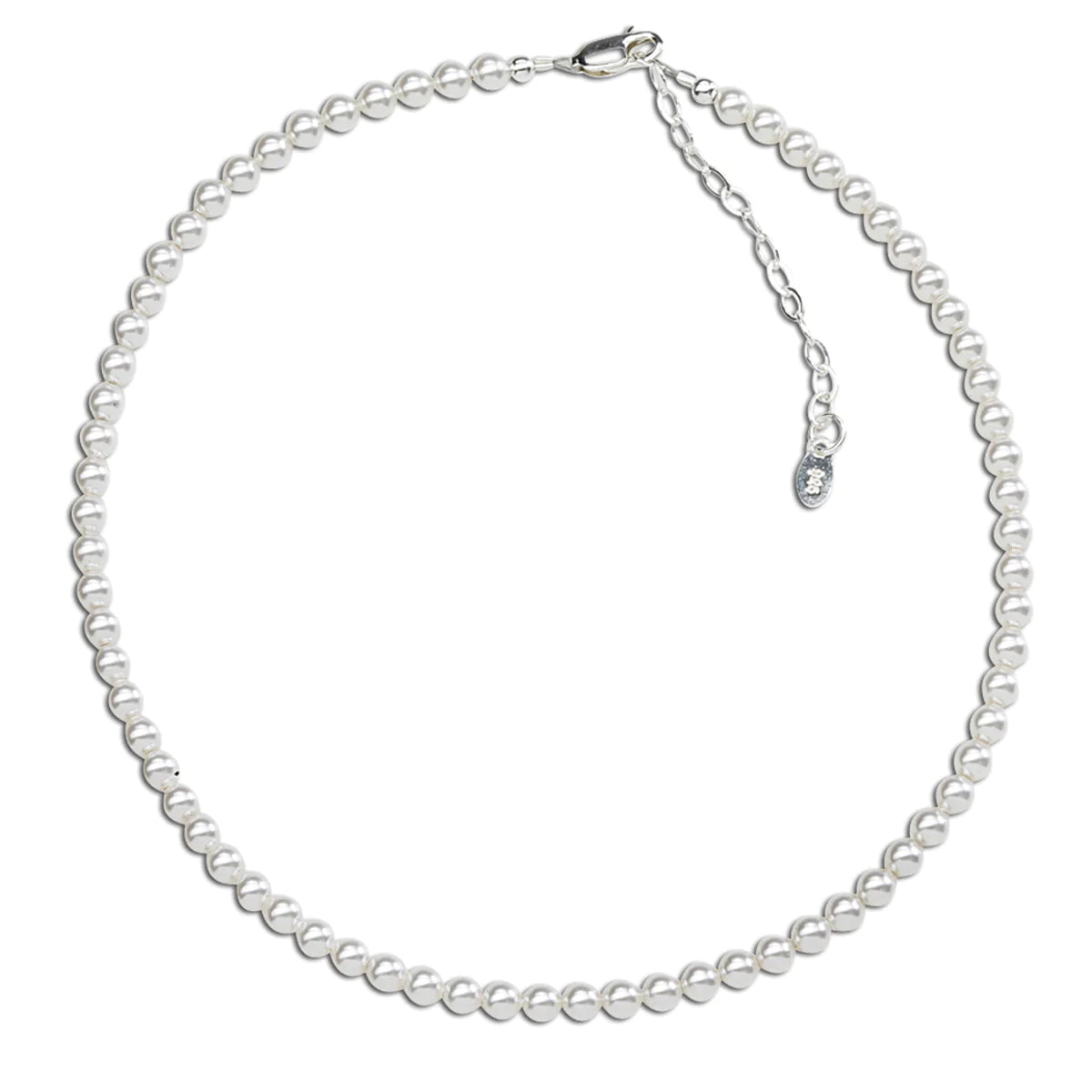 Sterling Silver Pearl Necklace